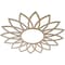 Ekena Millwork Daisy Wood Fretwork Pierced Ceiling Medallion, Birch, 32"OD x 11 1/8"ID x 3/8"T CMWP32X32X0375DABI - alternate 4